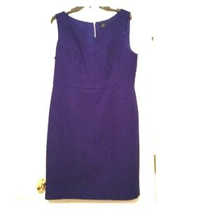 Worthington Purple business dress S 16 sleeveless